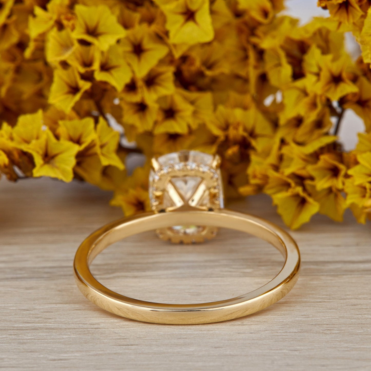 2.80 Ct Cushion Cut Lab Grown Diamond Ring