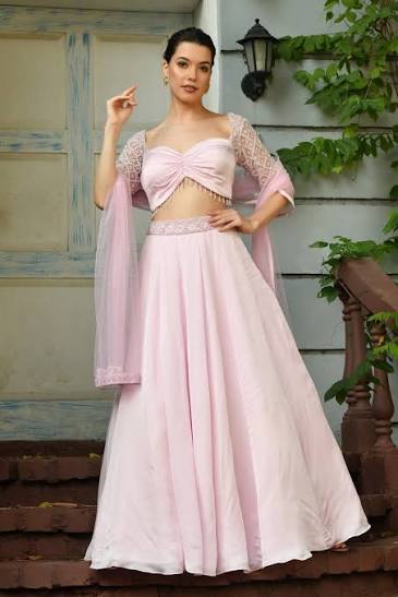 Crop Top + Lehenga