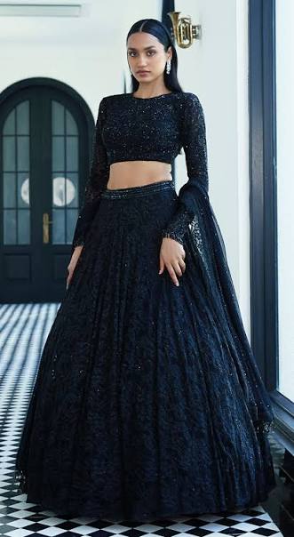 Crop Top + Lehenga