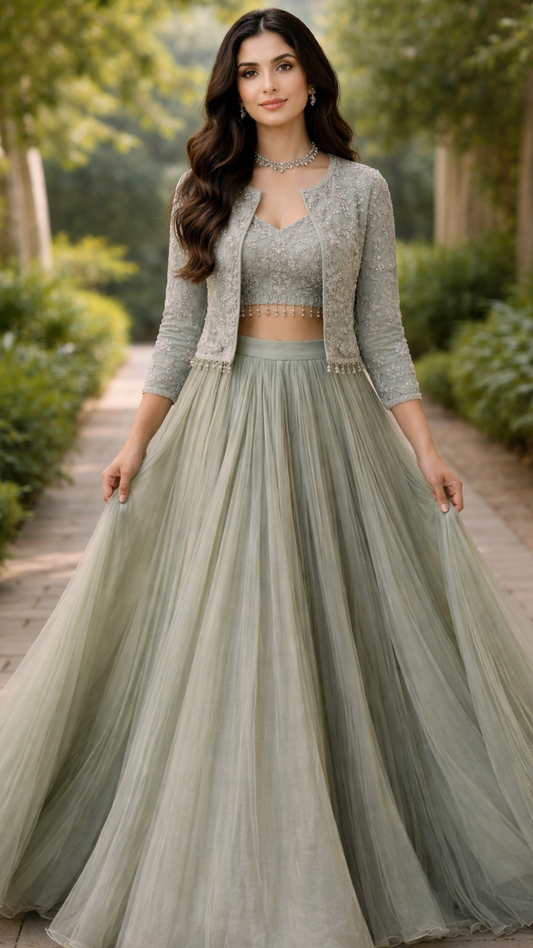 Jacket Lehenga
